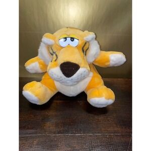Fable Toy Corp 1994‎ Plush Tiger Soft Stuffed Animal Kids Toy Yellow Orange